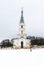 St. Alexander Nevsky Church in Stameriena, Latvia Royalty Free Stock Photo