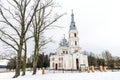 St. Alexander Nevsky Church in Stameriena, Latvia Royalty Free Stock Photo