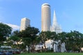 St Andrew's Cathedral steeple and tower, Singapore