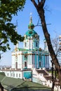 St Andrew`s Church in Kiev city