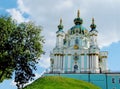 St Andrew's Church, Kiev, Orthodox church Royalty Free Stock Photo