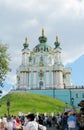 St Andrew's Church, Kiev, Orthodox church Royalty Free Stock Photo