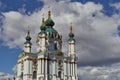 St. Andrew's church in Kyiv, Ukraine Royalty Free Stock Photo