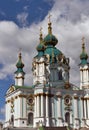 St. Andrew's church in Kyiv, Ukraine Royalty Free Stock Photo