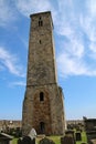 Ruins of St RuleÃ¢â¬â¢s Church in the grounds of St Andrews Cathedral, Scotland Royalty Free Stock Photo