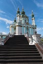 St Andrews Church in old town of Kiev