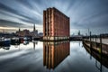 St andrews dock, Kingston upon Hull fishing trade derelict building Ai generated