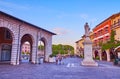 St Angela Merici monument, Piazza Giuseppe Malvezzi, Desenzano del Garda, Italy