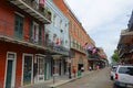 St Ann Street in French Quarter, New Orleans Royalty Free Stock Photo