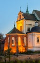 St. Anna academic church at Krakowskie Przedmiescie street in Starowka Old Town historic district of Warsaw, Poland