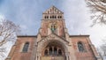 St. Anna im Lehel is a parish of the Roman Catholic Church in the Lehel district of Munich timelapse. Germany Royalty Free Stock Photo