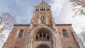 St. Anna im Lehel is a parish of the Roman Catholic Church in the Lehel district of Munich timelapse. Germany Royalty Free Stock Photo