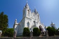 St. Anna Roman Catholic Church in Gothic Revival style, architecture masterpiece, Christian temple, facade