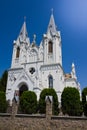 St. Anna Roman Catholic Church in Gothic Revival style, architecture masterpiece, Christian temple, facade