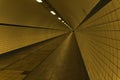 St. Anna`s underground tunnel under the Scheldt River, Antwerp