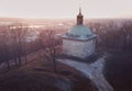 St Anne`s Chapel in Pinczow at sunset