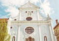 St. Anthony of Padua church, Kosice, Slovakia, yellow filter