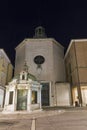 St. Antonio di Padova Paolotti church in Rimini at night Royalty Free Stock Photo