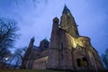 st antonius basilika rheine germany in the evening