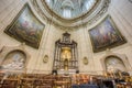 St Aubin's Cathedral, in Namur, Belgium. Royalty Free Stock Photo