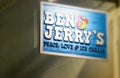 ST AUGUSTINE, APRIL 8, 2018: Ben & Jerry\'s ice cream store in St Augustine. Ben & Jerrys committed to making their products GMO-