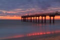 St. Augustine Beach Pier Royalty Free Stock Photo