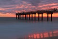 St. Augustine Beach Pier Royalty Free Stock Photo