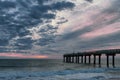 St. Augustine Beach Pier Royalty Free Stock Photo