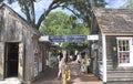 St Augustine FL,August 8th:Ancient street in Colonial County of St Augustine from Florida