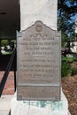 The Slave Market sign in St. Augustine, Florida