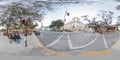 360 equirectangular panorama St Augustine Florida USA