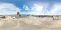 360 equirectangular panorama St Augustine Florida Castillo De Sa