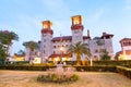 St Augustine Flagler College at night, Florida