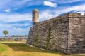 St. Augustine, Florida at the Castillo de San Marcos National Monument Royalty Free Stock Photo