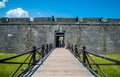 St. Augustine, Florida at the Castillo de San Marcos National Monument Royalty Free Stock Photo