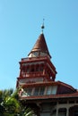 St. Augustine Florida Flagler College Red Brick Tower Royalty Free Stock Photo