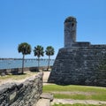 St augustine Florida Fort Royalty Free Stock Photo