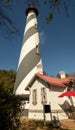 St. Augustine Light Station exterior Royalty Free Stock Photo
