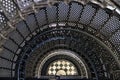 Stairs in t. Augustine Light Station, a lighthouse in St. Augustine, Florida. Royalty Free Stock Photo