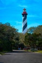 St. Augustine Lighthouse And Museum, St. Augustine, Florida Royalty Free Stock Photo