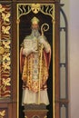 St. Augustine, a statue on a high altar in the parish church of St. Martin in Dugo Selo, Croatia