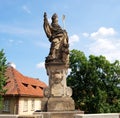 St Augustine statue, Prague.