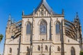 St. Barbara`s Church, Unique gothic Cathedrale in Kutna Hora, Central Bohemian Region, Czech Republic