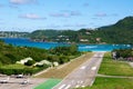 St Barth airport Royalty Free Stock Photo