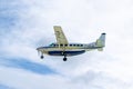 St Barth commuter aircraft, a Cessna 208B Grand Caravan regional airliner Royalty Free Stock Photo