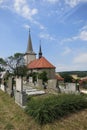 St Bartholomew Church and cemetery in Bilavsko, Czech Republic Royalty Free Stock Photo