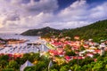 St. Barths Skyline Royalty Free Stock Photo