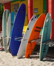 Iconic surf shack at Lorient Beach on the island of Saint Barthelemy Royalty Free Stock Photo