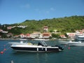 Gustavia Harbor at St Barts, French West Indies Royalty Free Stock Photo