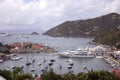 St Barts Harbor Royalty Free Stock Photo